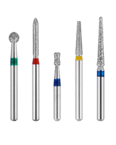 Бори алмазні для турбінного наконечника, 1 шт, Dia-Tessin