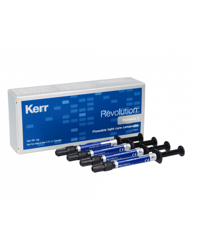 Revolution Formula 2, набір 4 шприца, текучий фотополімерний матеріал, Kerr